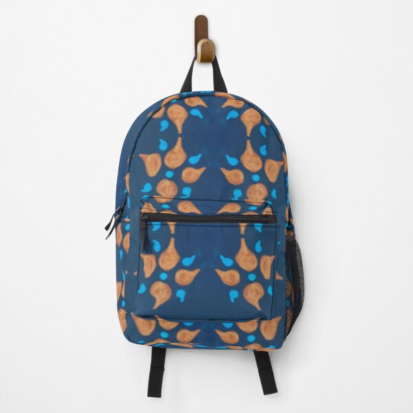 Item preview, Orange & Blue Floral ElitebyElise designed and sold by ElitebyElise.