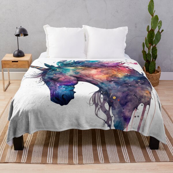 Item preview, Cosmic watercolor unic #68 unicorn designed and sold by LaElee.