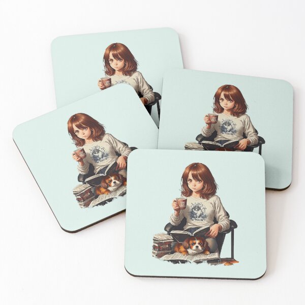 Item preview, Simple Pleasures: Cozy Moment with a Cavalier King Charles Spaniel designed and sold by Pawsitive Palette.