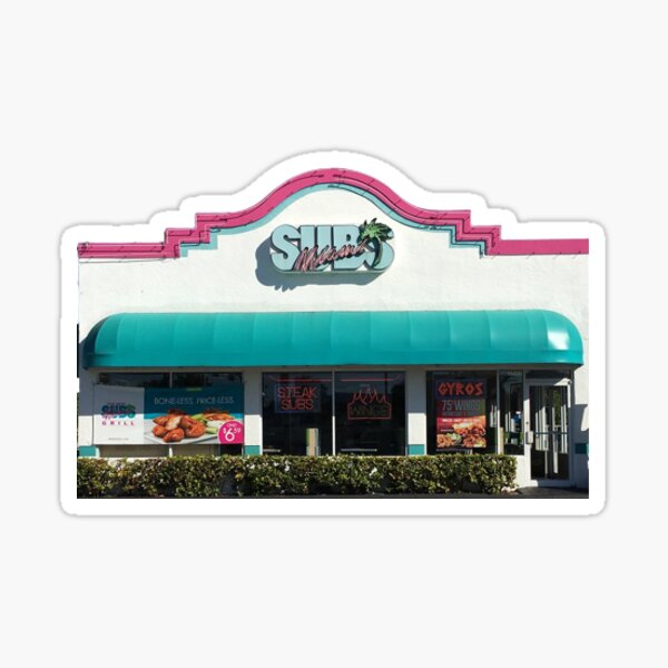Miami Subs 1 Sticker