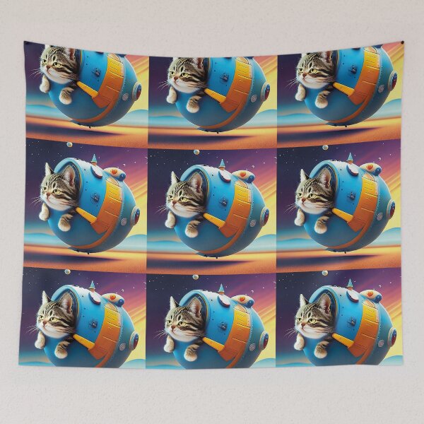 Item preview, rocket cat VI designed and sold by OcelotStore.