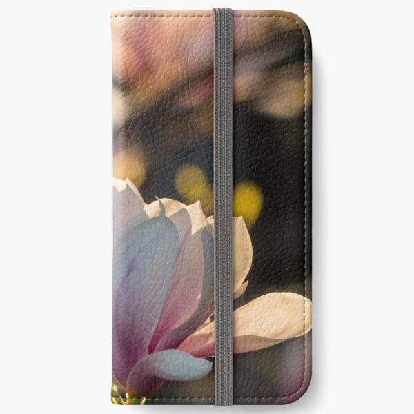 magnolia flower iPhone Wallet