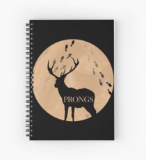 Prongs Spiral Notebook