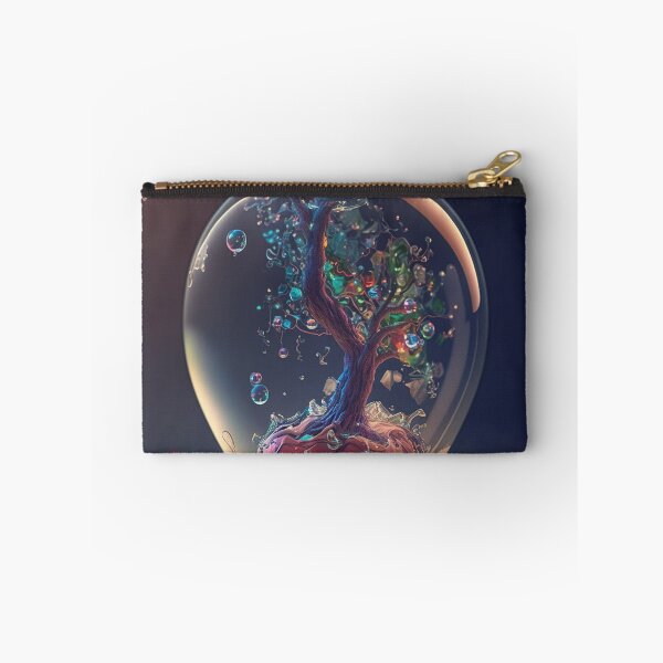 Item preview, An apple made of glass with a tiny fantasy world inside 1 designed and sold by jetaiart.