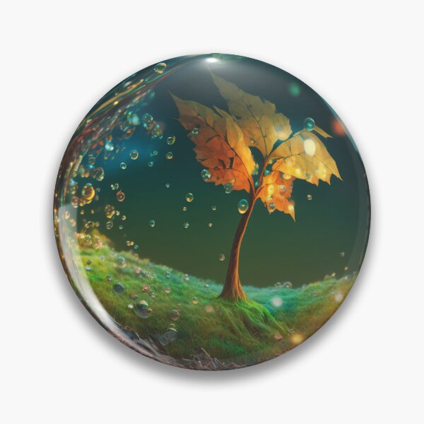 Item preview, An apple made of glass with a tiny fantasy world inside 2 designed and sold by jetaiart.