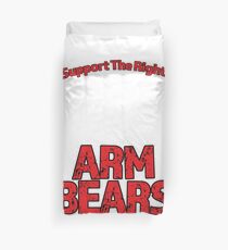 Support the Right to Bear Arms Design Duvet Cover
