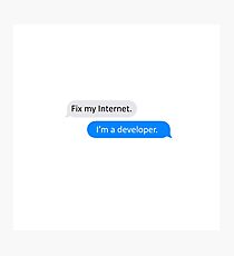 Developers' Parents Photographic Print