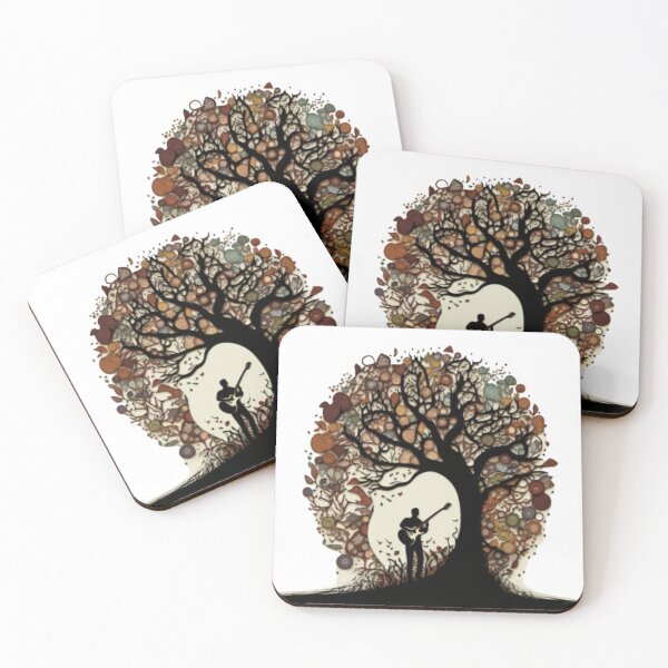 Item preview, Acoustic Guitar Tree Of Life Guitar Player Nature Guitarist designed and sold by SHADOW DYNASTY.