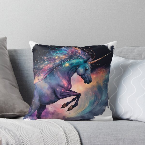 Aperçu de l'œuvre Cosmic watercolor unic #69 unicorn créée et vendue par LaElee.