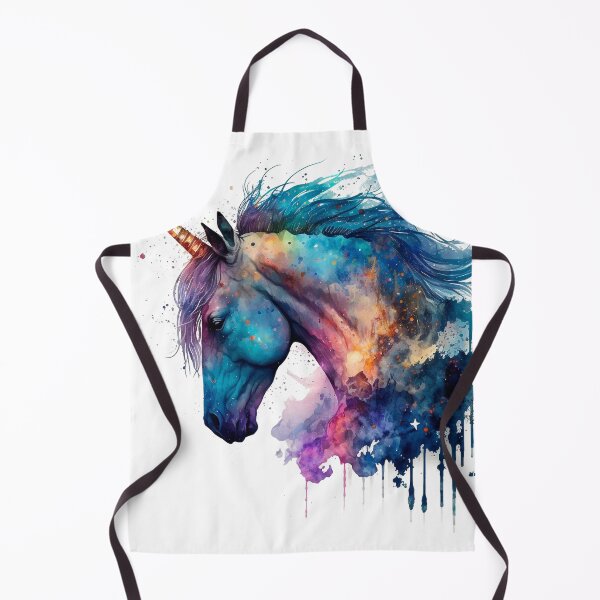 Item preview, Cosmic watercolor unic #70 unicorn designed and sold by LaElee.