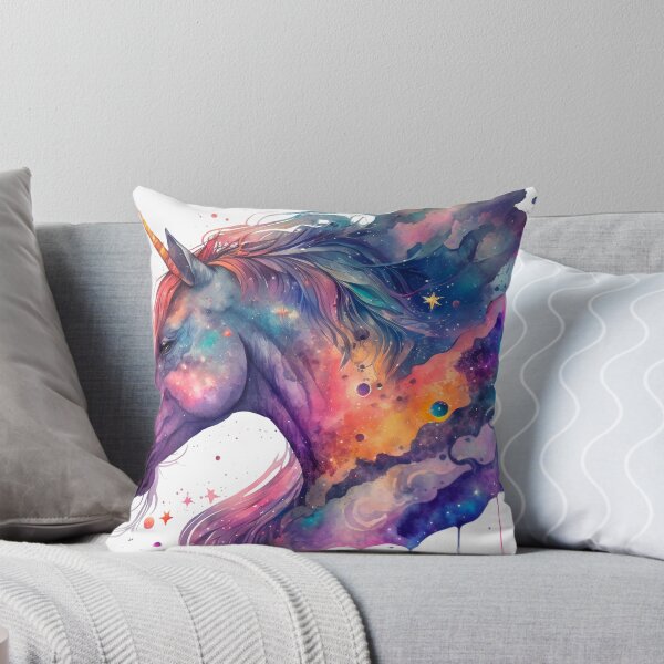Aperçu de l'œuvre Cosmic watercolor unic #71 unicorn créée et vendue par LaElee.