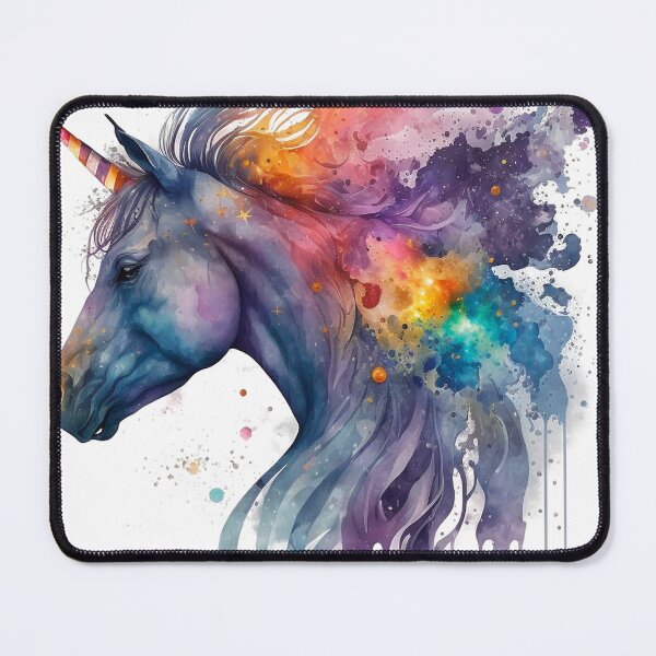 Item preview, Cosmic watercolor unic #72 unicorn designed and sold by LaElee.