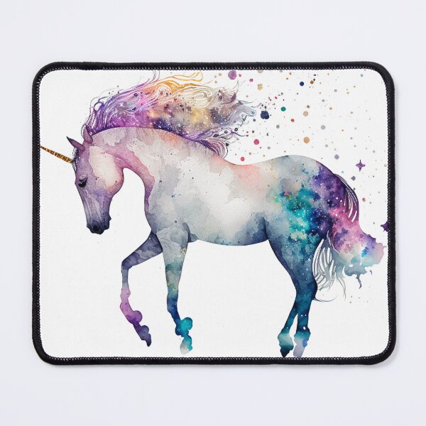 Item preview, Cosmic watercolor unic #73 unicorn designed and sold by LaElee.
