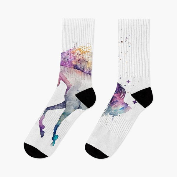 Item preview, Cosmic watercolor unic #73 unicorn designed and sold by LaElee.