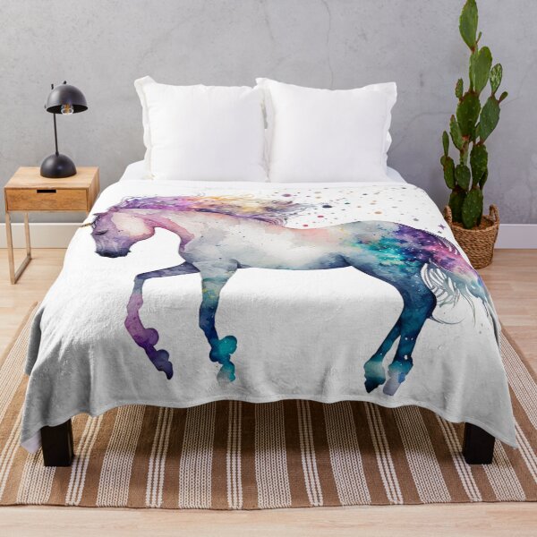 Item preview, Cosmic watercolor unic #73 unicorn designed and sold by LaElee.