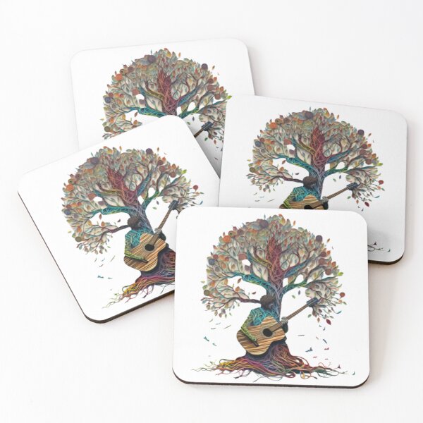 Item preview, Acoustic Guitar Tree Of Life Guitar Player Nature Guitarist designed and sold by SHADOW DYNASTY.