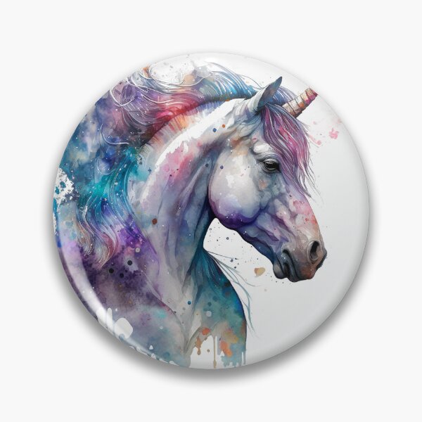 Artikelvorschau, Cosmic watercolor unic #76 unicorn entworfen und verkauft von LaElee.