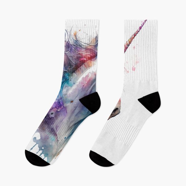 Item preview, Cosmic watercolor unic #76 unicorn designed and sold by LaElee.