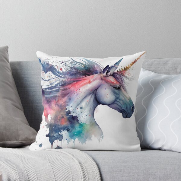 Aperçu de l'œuvre Cosmic watercolor unic #77 unicorn créée et vendue par LaElee.