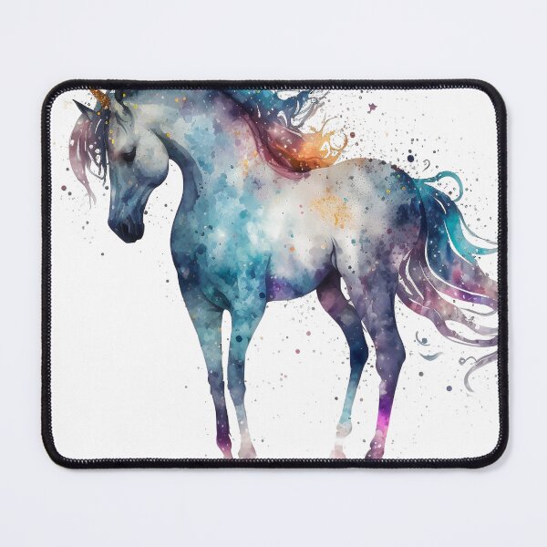 Item preview, Cosmic watercolor unic #78 unicorn designed and sold by LaElee.
