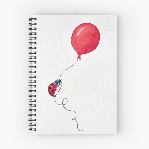 Item preview, Lady Beetle and One Balloon designed and sold by nr-watercolours.