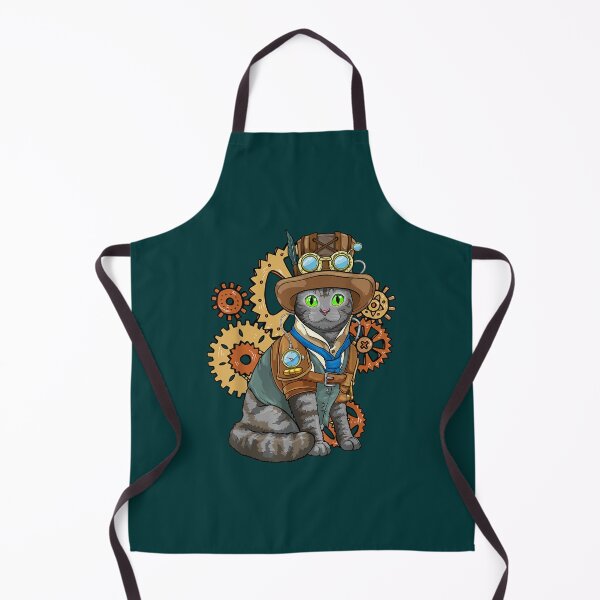 Item preview, Steampunk Cat Mechanical Gears Fantasy Industrial4 designed and sold by AdahSpinka.
