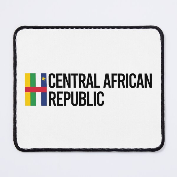 Item preview, Central African Republic Country Flag - Minimal Design collection designed and sold by randomorder.