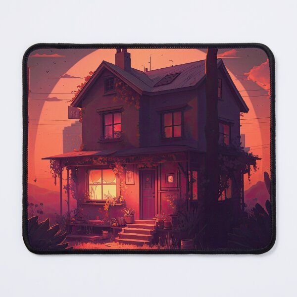 Item preview, Solitude in the Desert: Little House at Sunset designed and sold by Crystal Heaven.
