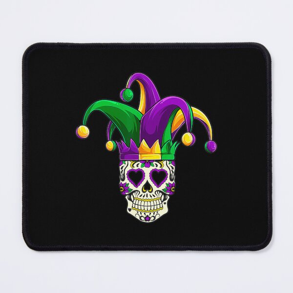 Item preview, Mardi Gras Sugar Skull Jester Costume  Women Man3 designed and sold by AdahSpinka.