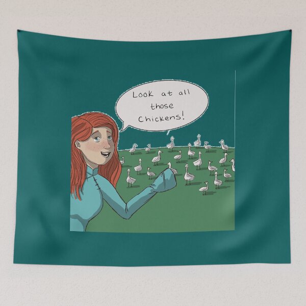 Item preview, Shallan and the Chickens Classi  designed and sold by AdahSpinka.
