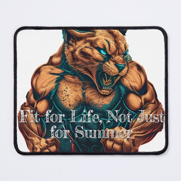 Item preview, Fit for Life, Not Just for Summer_Bodybuilding Fitness Gym Workout Exercise Merch Print Desgin designed and sold by tengamerx.