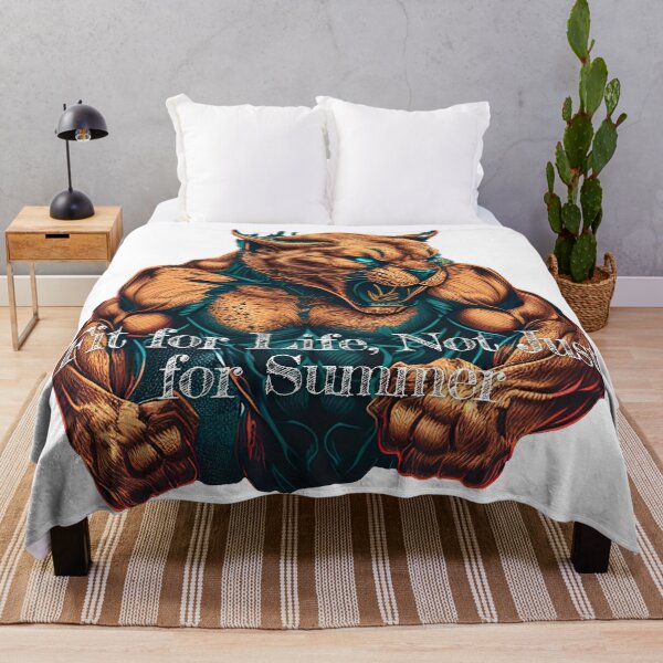 Item preview, Fit for Life, Not Just for Summer_Bodybuilding Fitness Gym Workout Exercise Merch Print Desgin designed and sold by tengamerx.