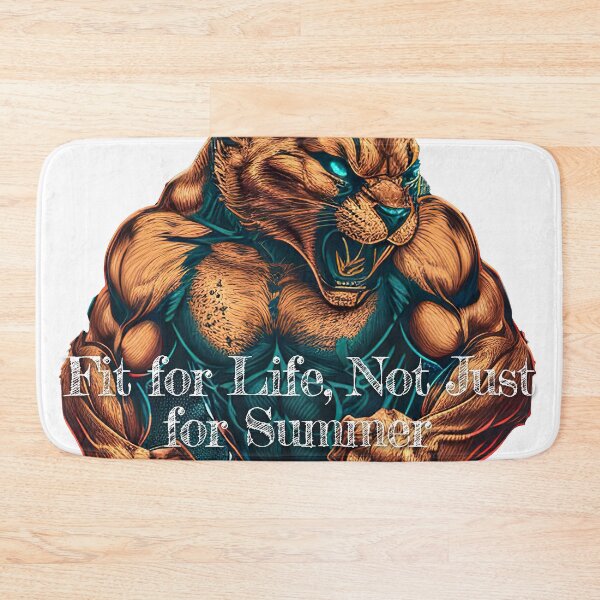 Item preview, Fit for Life, Not Just for Summer_Bodybuilding Fitness Gym Workout Exercise Merch Print Desgin designed and sold by tengamerx.