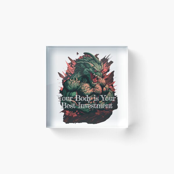 Item preview, Your Body is Your Best Investment_Bodybuilding Fitness Gym Workout Exercise Merch Print Desgin designed and sold by tengamerx.