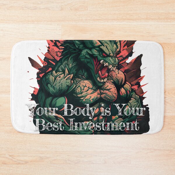 Item preview, Your Body is Your Best Investment_Bodybuilding Fitness Gym Workout Exercise Merch Print Desgin designed and sold by tengamerx.