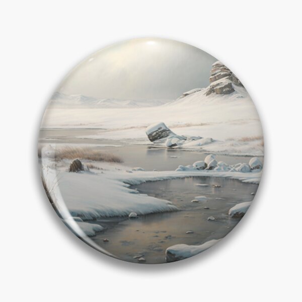 Item preview, Discover the Haunting Beauty of a Frozen Tundra: Frigid, Awe-Inspiring designed and sold by Neffdesign.