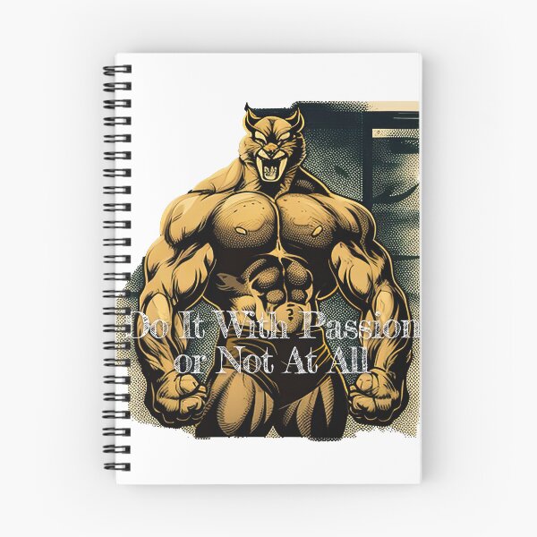 Item preview, Do It With Passion or Not At All_Bodybuilding Fitness Gym Workout Exercise Merch Print Desgin designed and sold by tengamerx.