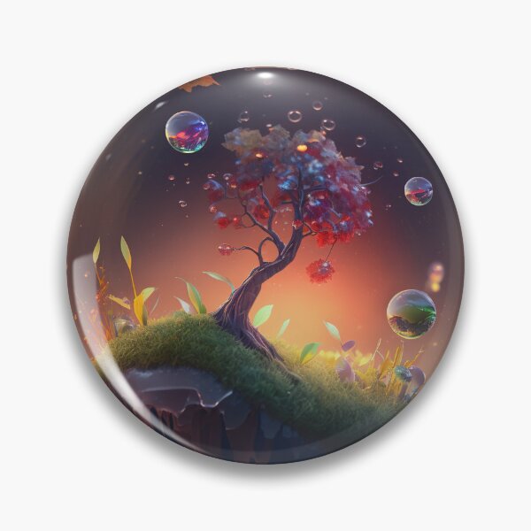Item preview, An apple made of glass with a tiny fantasy world inside 4 designed and sold by jetaiart.