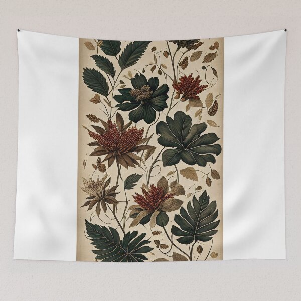 Item preview, Botanical beauty with vintage vibes. designed and sold by imagynationwork.