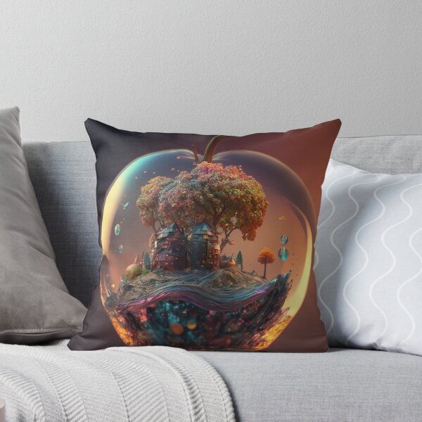 Item preview, An apple made of glass with a tiny fantasy world inside 5 designed and sold by jetaiart.