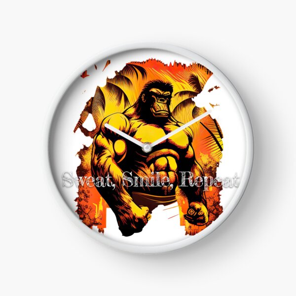 Item preview, Sweat, Smile, Repeat_Bodybuilding Fitness Gym Workout Exercise Merch Print Desgin designed and sold by tengamerx.