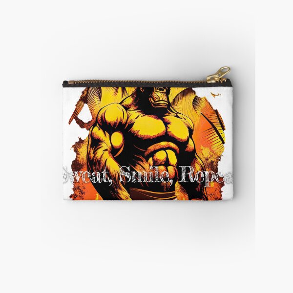 Item preview, Sweat, Smile, Repeat_Bodybuilding Fitness Gym Workout Exercise Merch Print Desgin designed and sold by tengamerx.