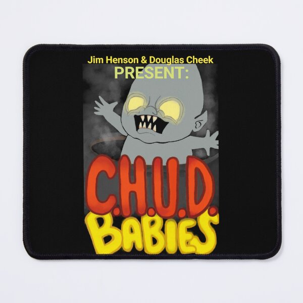 Item preview, parody promo poster C.H.U.D. project | CHUD BABIES | 80s cheesy cult horror sci-fi classic designed and sold by DigitalEurydice.