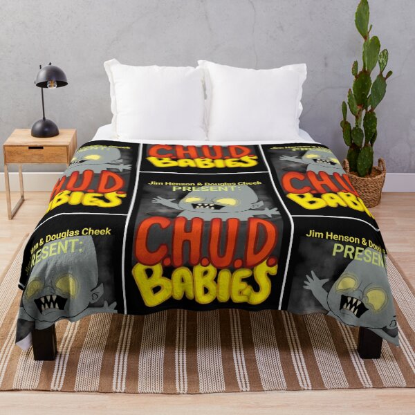 Item preview, parody promo poster C.H.U.D. project | CHUD BABIES | 80s cheesy cult horror sci-fi classic designed and sold by DigitalEurydice.
