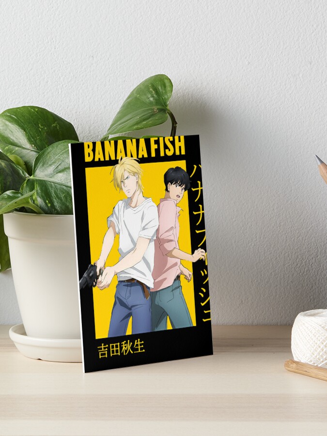 Banana Fish - Ash Lynx and Eiji Okumura Art Board Print for Sale
