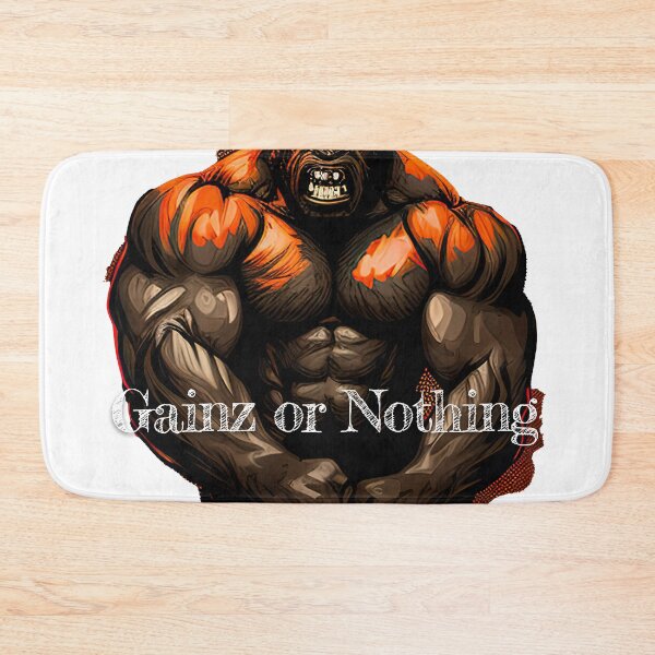 Item preview, Gainz or Nothing_Bodybuilding Fitness Gym Workout Exercise Merch Print Desgin designed and sold by tengamerx.