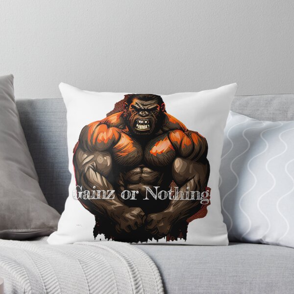 Item preview, Gainz or Nothing_Bodybuilding Fitness Gym Workout Exercise Merch Print Desgin designed and sold by tengamerx.