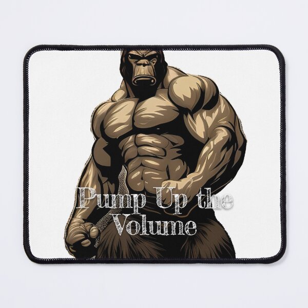 Item preview, Pump Up the Volume_Bodybuilding Fitness Gym Workout Exercise Merch Print Desgin designed and sold by tengamerx.