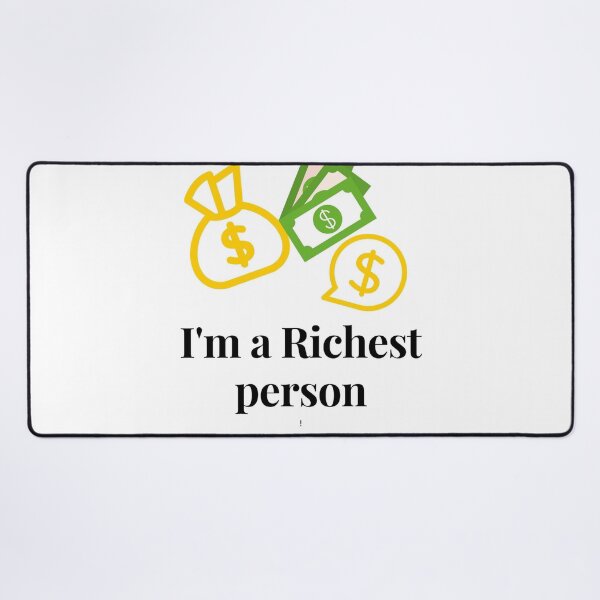 Item preview, I am a Richest person - motivational quote designed and sold by ThamaraiSelvi.