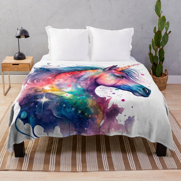 Item preview, Cosmic watercolor unic #79 unicorn designed and sold by LaElee.